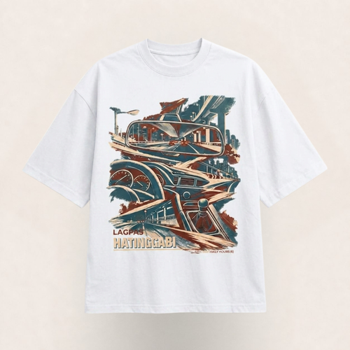 Lagpas Hatinggabi - Oversized Tee 100% Premium Cotton